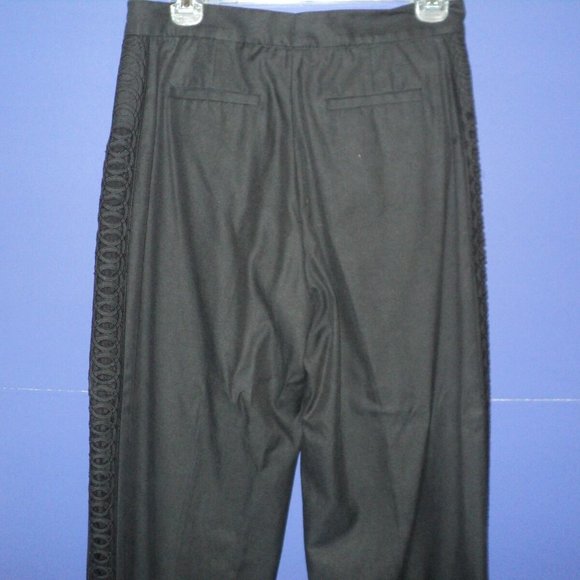 Catherine Malandrino Dress Pants Size 8 Cutwork - Picture 5 of 7